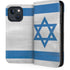 Israel Flag Distressed iPhone 14 Plus Folio Case