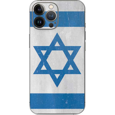 Israel Flag Distressed iPhone 15 Pro Max Skin