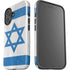 Israel Flag Distressed iPhone 16 Plus Impact Case