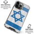 Israel Flag Distressed iPhone 16 Pro Clear Case