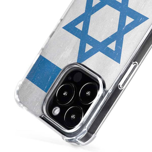 Israel Flag Distressed iPhone 16 Pro Max MagSafe Case