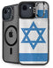Israel Flag Distressed iPhone 16e Kickstand Case