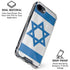 Israel Flag Distressed iPhone 16e Clear Case