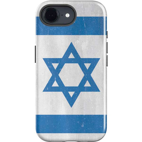 Israel Flag Distressed iPhone 16e Impact Case