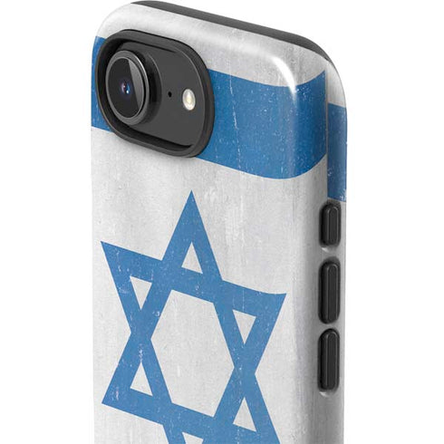 Israel Flag Distressed iPhone 16e Impact Case