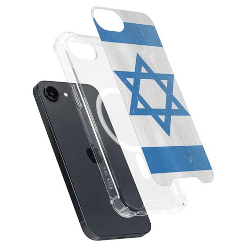 Israel Flag Distressed iPhone 16e MagSafe Case
