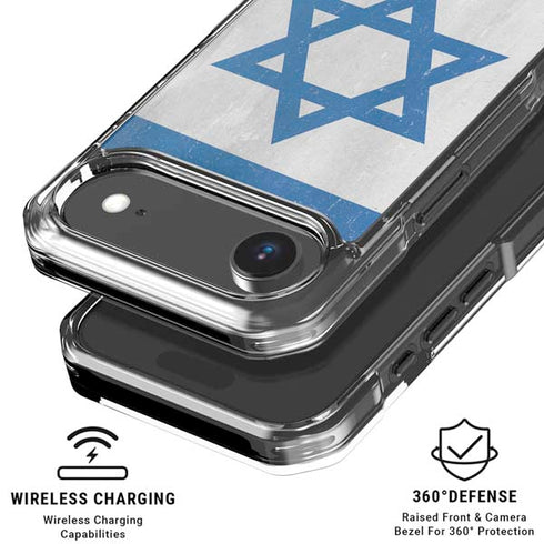 Israel Flag Distressed iPhone 17 Air MagSafe Case