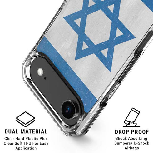 Israel Flag Distressed iPhone 17 Air MagSafe Case