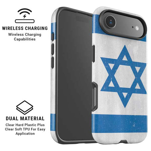 Israel Flag Distressed iPhone 17 Air Magsafe Impact Case