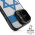 Israel Flag Distressed iPhone 17 Kickstand Case