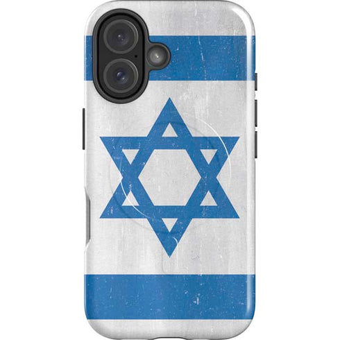 Israel Flag Distressed iPhone 17 Magsafe Impact Case