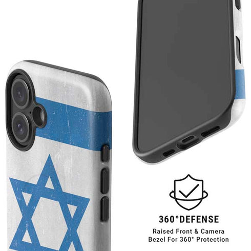 Israel Flag Distressed iPhone 17 Magsafe Impact Case
