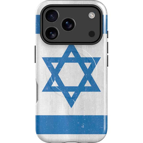 Israel Flag Distressed iPhone 17 Pro Magsafe Impact Case