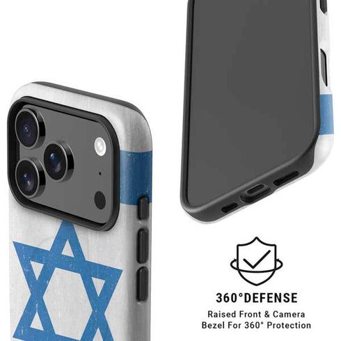 Israel Flag Distressed iPhone 17 Pro Magsafe Impact Case