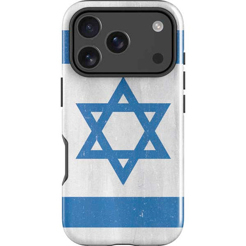 Israel Flag Distressed iPhone 17 Pro Max Impact Case