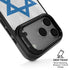 Israel Flag Distressed iPhone 17 Pro Max Kickstand Case