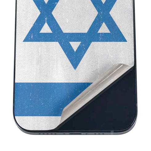Israel Flag Distressed iPhone 17 Pro Max Skin