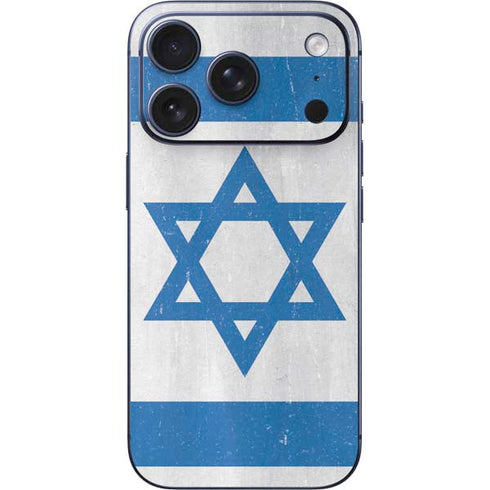 Israel Flag Distressed iPhone 17 Pro Skin