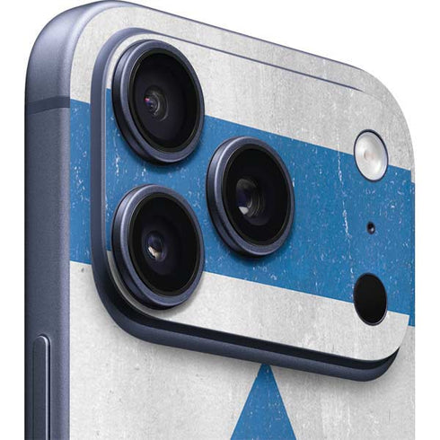 Israel Flag Distressed iPhone 17 Pro Skin