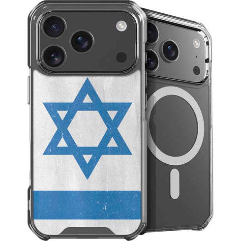Israel Flag Distressed iPhone 18 Pro MagSafe Case
