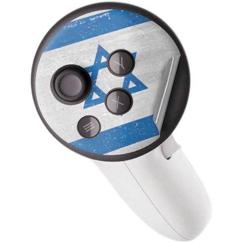 Israel Flag Distressed Meta Quest 3S Skin