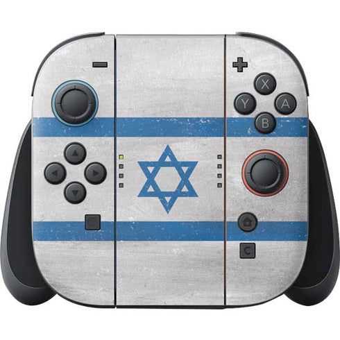 Israel Flag Distressed Nintendo Skins