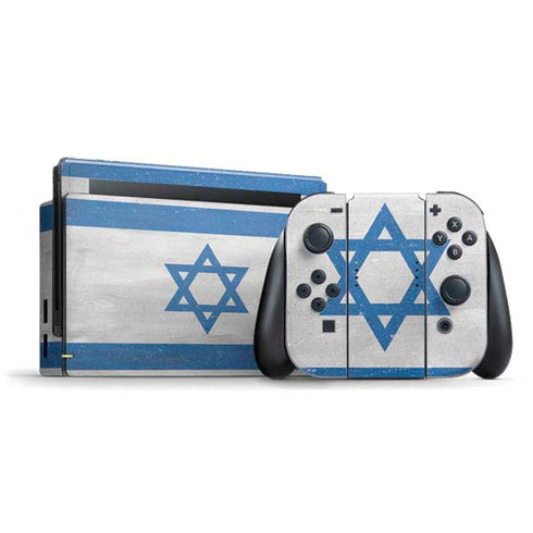 Israel Flag Distressed Nintendo Skins