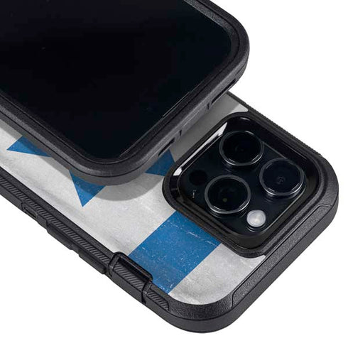 Israel Flag Distressed Otterbox Defender iPhone Skin