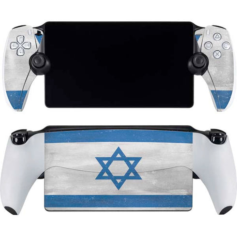 Israel Flag Distressed PlayStation Portal Remote Player Skin