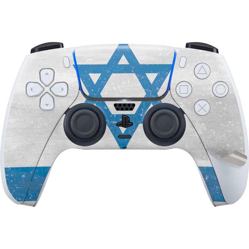 Israel Flag Distressed PS5 Pro Disk Bundle Skin