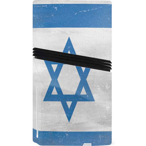 Israel Flag Distressed PS5 Pro Disk Console Skin