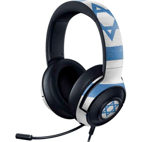 Israel Flag Distressed Razer Kraken X Skin