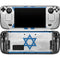 Israel Flag Distressed Steam Deck Handheld Gaming Computer OLED Skin
