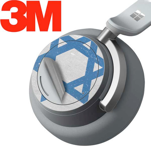 Israel Flag Distressed Surface Headphones Skin