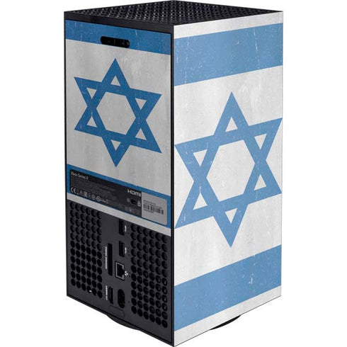 Israel Flag Distressed XBox Series X Digital Edition Console Skin