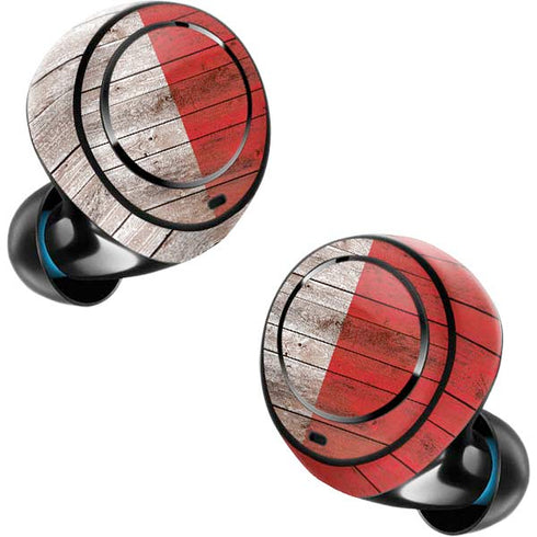 Italian Flag Dark Wood Amazon Echo Buds Skin