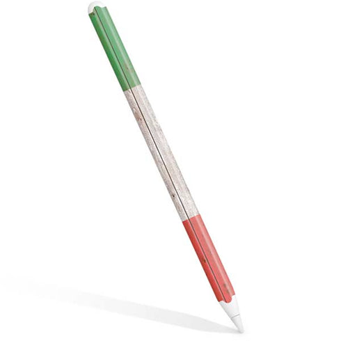 Italian Flag Dark Wood Apple Pencil (2nd Gen 2019) Skin