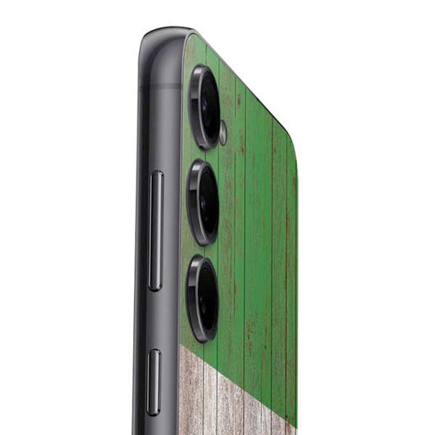 Italian Flag Dark Wood Galaxy A16 5G Skin