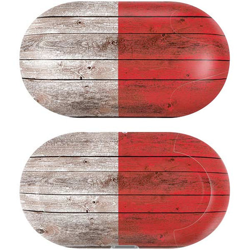 Italian Flag Dark Wood Galaxy Buds Plus Skin