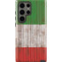Italian Flag Dark Wood Galaxy S23 Ultra Pro Case