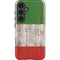 Italian Flag Dark Wood Galaxy S25 Impact Case