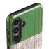 Italian Flag Dark Wood Galaxy S25 Impact Case