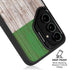 Italian Flag Dark Wood Galaxy S24 Kickstand Case