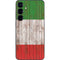 Italian Flag Dark Wood Galaxy S25 Plus Skin