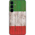 Italian Flag Dark Wood Galaxy S25 Skin