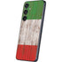 Italian Flag Dark Wood Galaxy S24 Skin