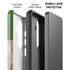 Italian Flag Dark Wood Galaxy S26 Impact Case