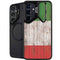 Italian Flag Dark Wood Galaxy S26 Plus Kickstand Case