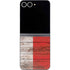 Italian Flag Dark Wood Galaxy Z Flip6 Skin