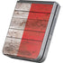 Italian Flag Dark Wood Galaxy Z Flip6 Skin